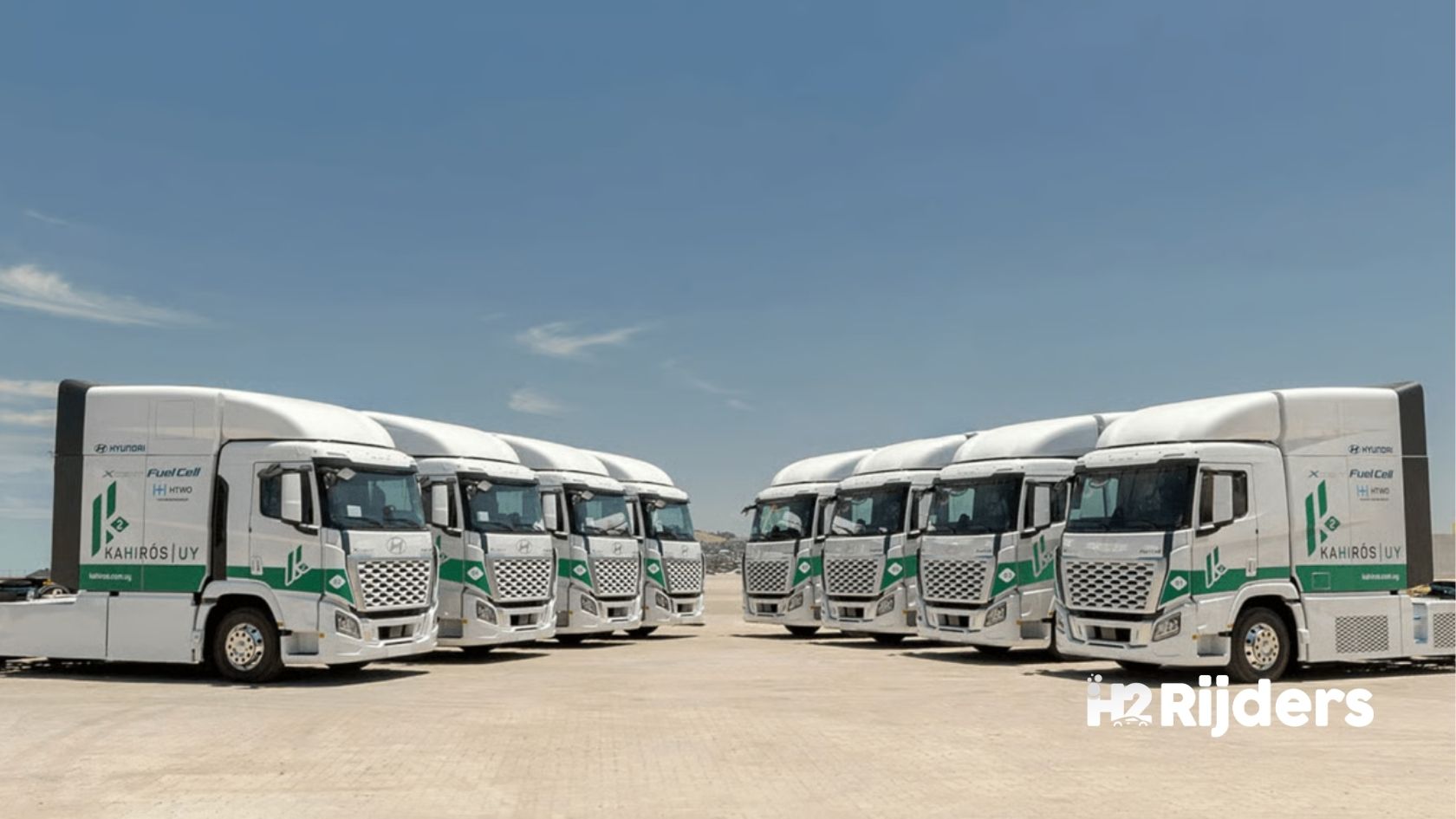 Hyundai zet eerste waterstoftrucks van Zuid-Amerika in voor houtlogistiek in Uruguay